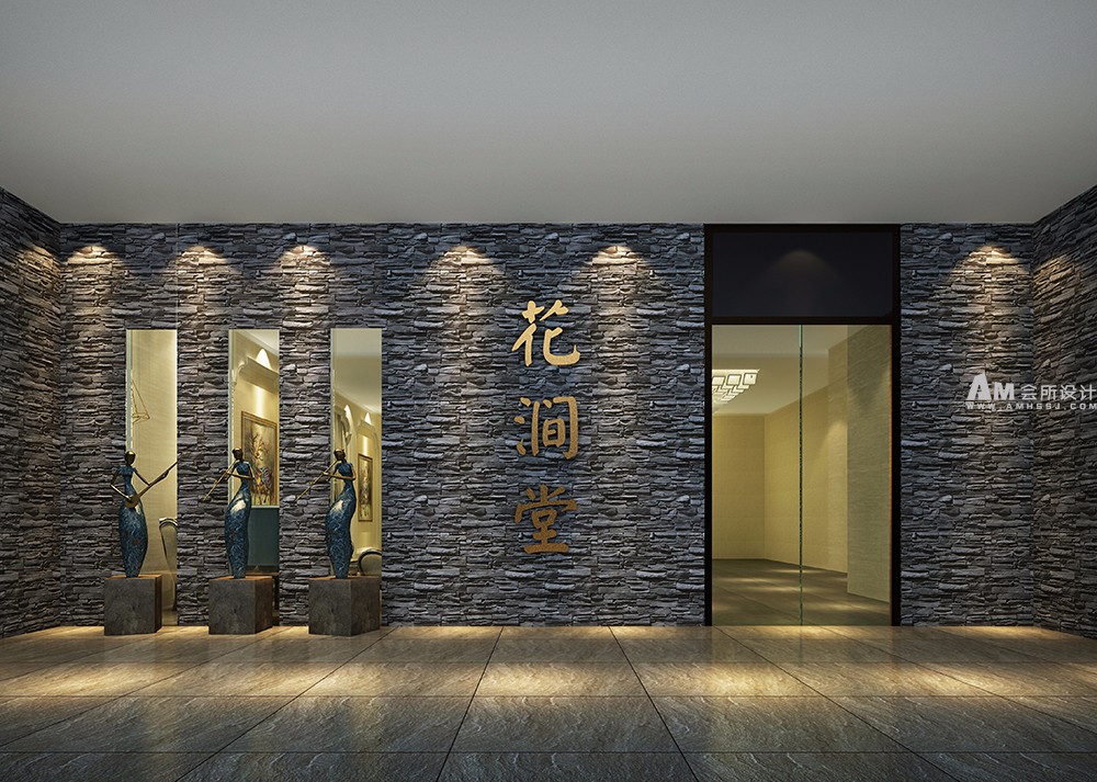 會(huì)所過道效果圖