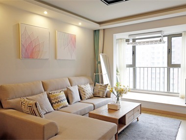 宜家客廳飄窗實(shí)景圖
